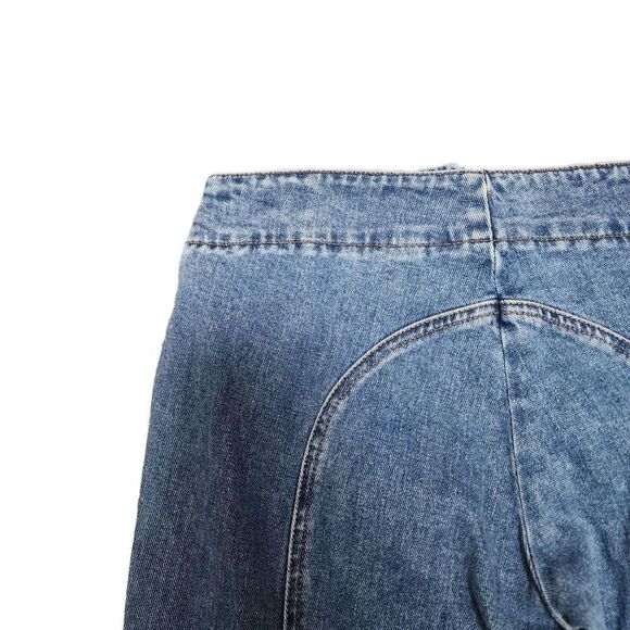 Levis Vintage Y2K RARE HTF Red Tab Sz 7 Groovy Zipper Flare Jeans - Picture 11 of 15